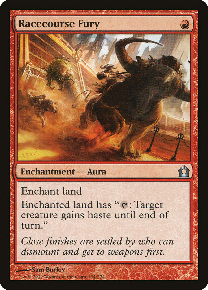 Racecourse Fury [Return to Ravnica] MTG Single Magic: The Gathering | Red Claw Gaming