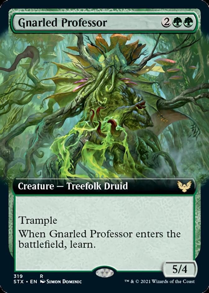 Gnarled Professor (Extended Art) [Strixhaven: School of Mages] MTG Single Magic: The Gathering | Red Claw Gaming