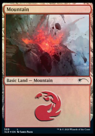 Mountain (Smashing) (569) [Secret Lair Drop Promos] MTG Single Magic: The Gathering | Red Claw Gaming