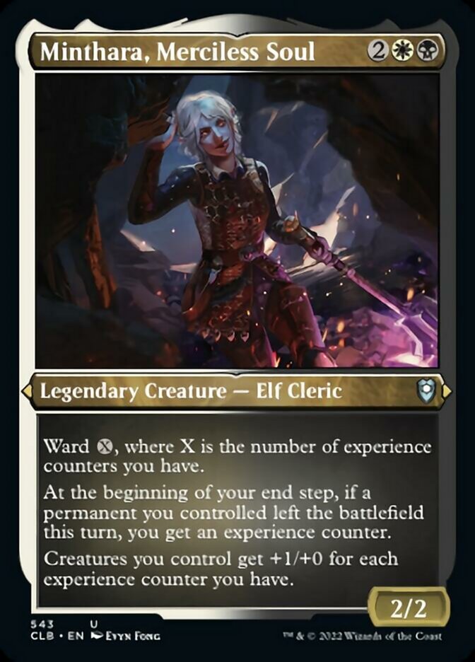 Minthara, Merciless Soul (Foil Etched) [Commander Legends: Battle for Baldur's Gate] MTG Single Magic: The Gathering | Red Claw Gaming