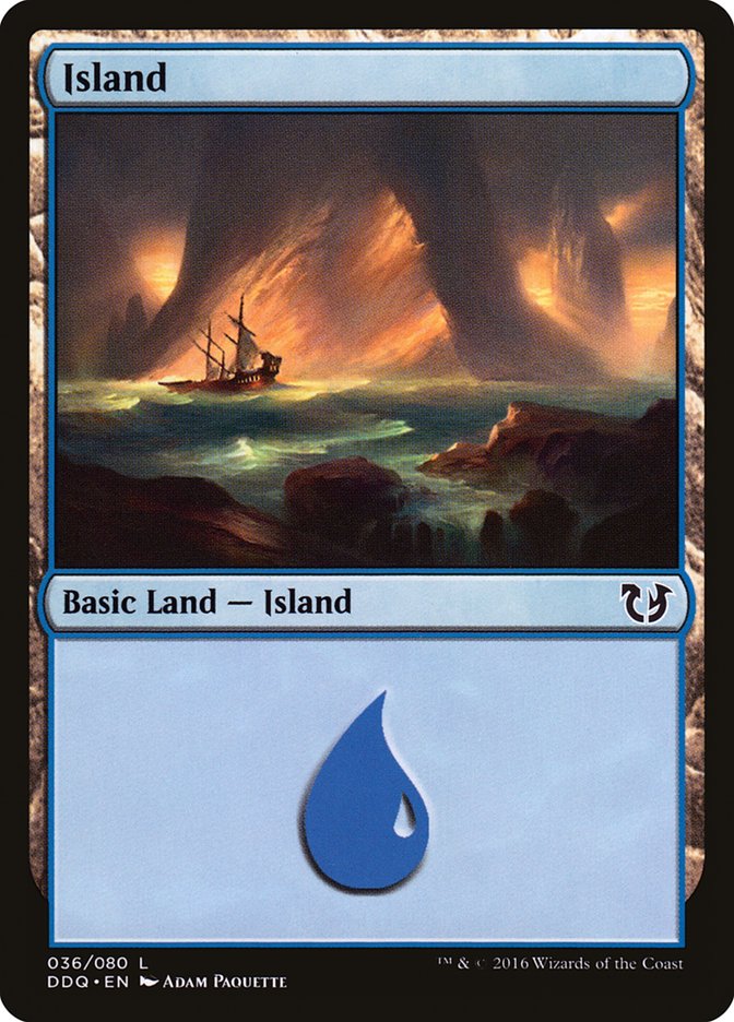 Island (36) [Duel Decks: Blessed vs. Cursed] MTG Single Magic: The Gathering | Red Claw Gaming