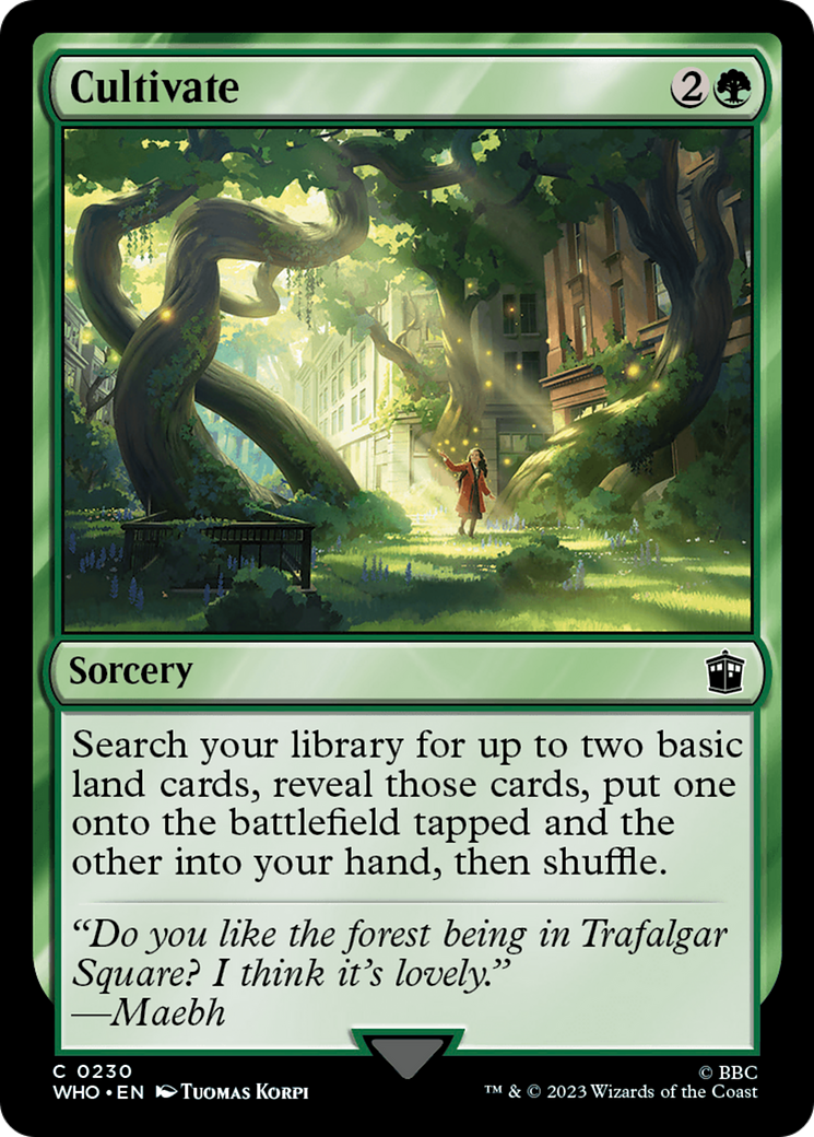 Cultivate [Doctor Who] MTG Single Magic: The Gathering | Red Claw Gaming