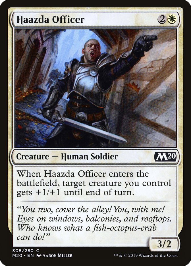 Haazda Officer [Core Set 2020] MTG Single Magic: The Gathering | Red Claw Gaming