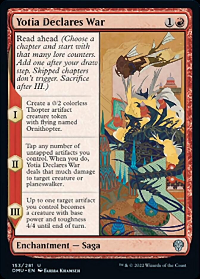 Yotia Declares War [Dominaria United] MTG Single Magic: The Gathering | Red Claw Gaming