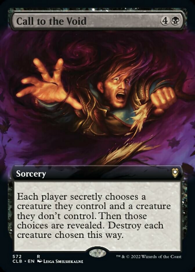Call to the Void (Extended Art) [Commander Legends: Battle for Baldur's Gate] MTG Single Magic: The Gathering | Red Claw Gaming