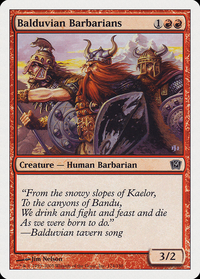 Balduvian Barbarians [Ninth Edition] MTG Single Magic: The Gathering | Red Claw Gaming