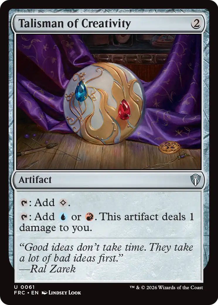 Talisman of Creativity [Reality Fracture Commander] | Red Claw Gaming