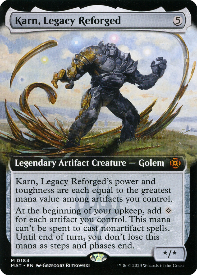 Karn, Legacy Reforged (Extended Art) [March of the Machine: The Aftermath] MTG Single Magic: The Gathering | Red Claw Gaming