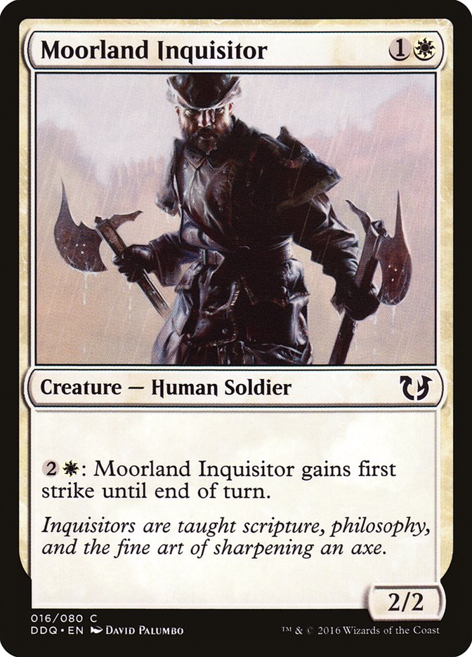 Moorland Inquisitor [Duel Decks: Blessed vs. Cursed] MTG Single Magic: The Gathering | Red Claw Gaming