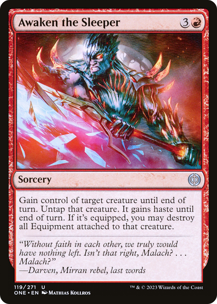 Awaken the Sleeper [Phyrexia: All Will Be One] MTG Single Magic: The Gathering | Red Claw Gaming