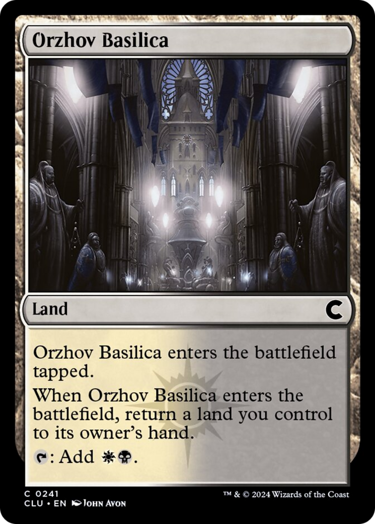 Orzhov Basilica [Ravnica: Clue Edition] MTG Single Magic: The Gathering | Red Claw Gaming