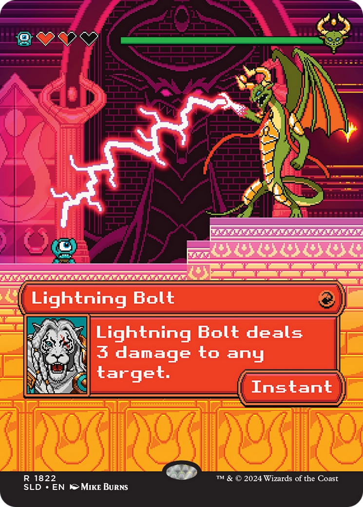 Lightning Bolt (1822) [Secret Lair Drop Series] MTG Single Magic: The Gathering | Red Claw Gaming