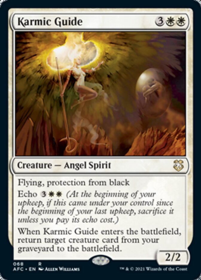 Karmic Guide [Dungeons & Dragons: Adventures in the Forgotten Realms Commander] MTG Single Magic: The Gathering | Red Claw Gaming