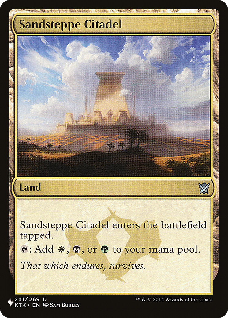 Sandsteppe Citadel [Secret Lair: From Cute to Brute] MTG Single Magic: The Gathering | Red Claw Gaming
