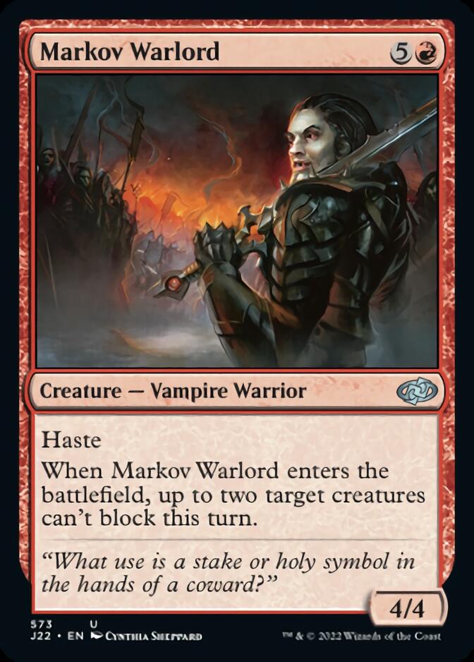 Markov Warlord [Jumpstart 2022] MTG Single Magic: The Gathering | Red Claw Gaming