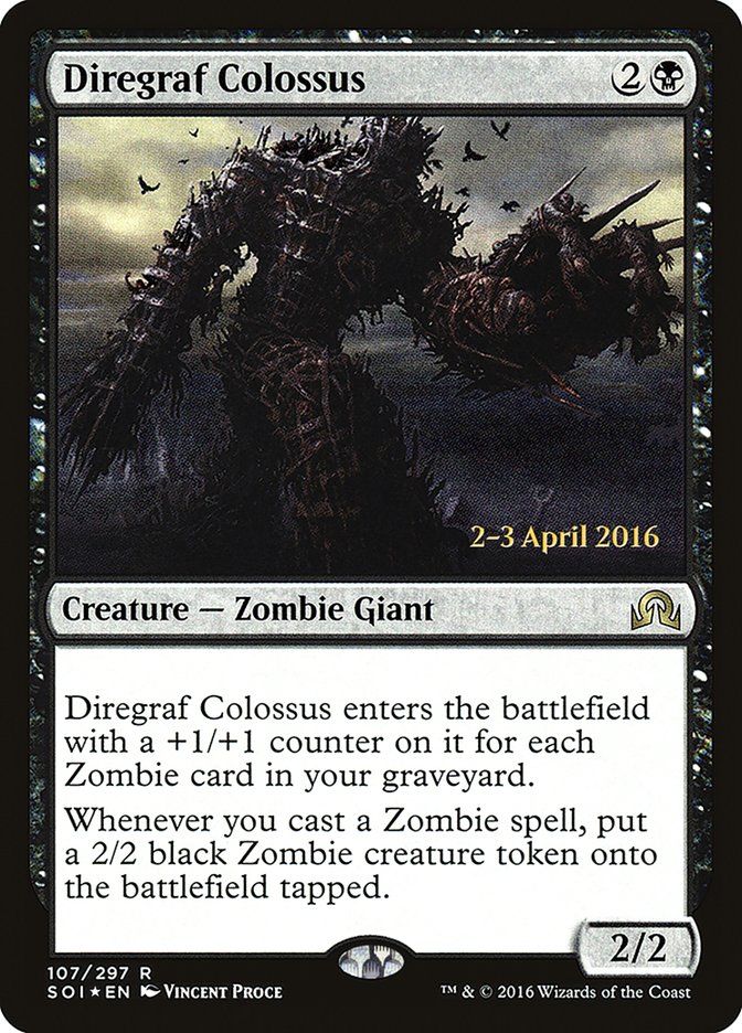 Diregraf Colossus [Shadows over Innistrad Prerelease Promos] MTG Single Magic: The Gathering | Red Claw Gaming