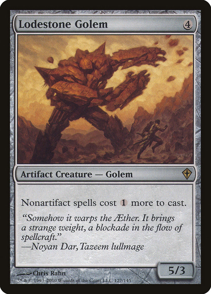 Lodestone Golem [Worldwake] MTG Single Magic: The Gathering | Red Claw Gaming