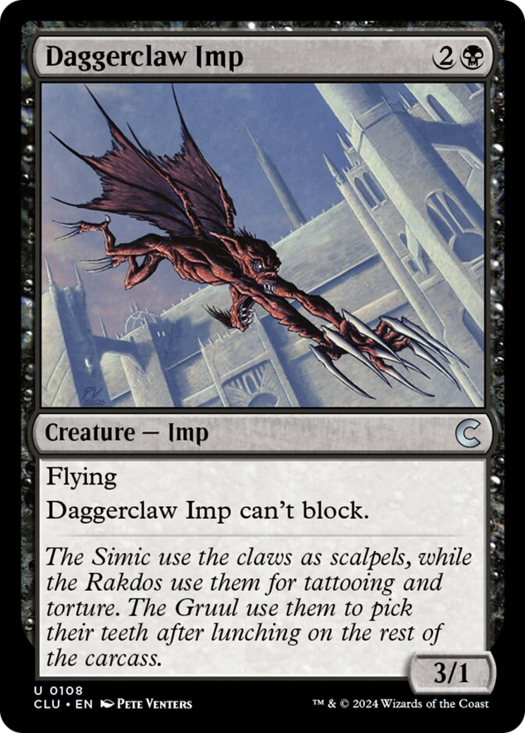 Daggerclaw Imp [Ravnica: Clue Edition] MTG Single Magic: The Gathering | Red Claw Gaming