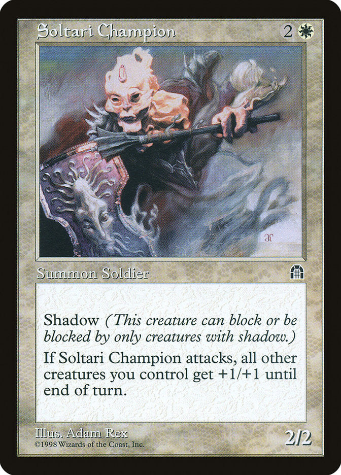 Soltari Champion [Stronghold] MTG Single Magic: The Gathering | Red Claw Gaming