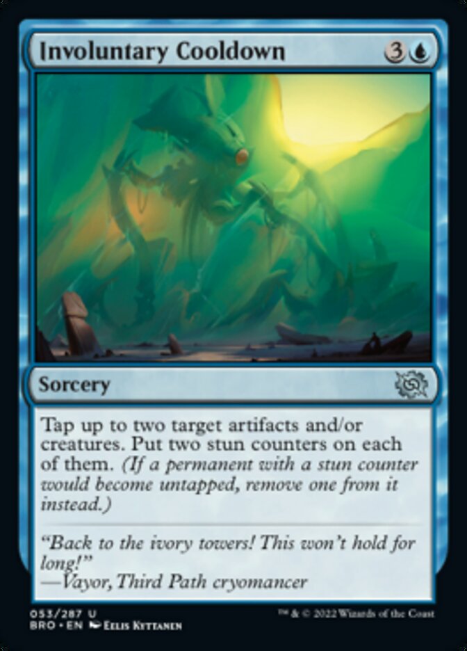 Involuntary Cooldown [The Brothers' War] MTG Single Magic: The Gathering | Red Claw Gaming
