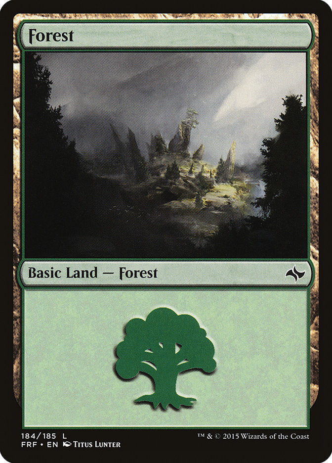 Forest (184) [Fate Reforged] MTG Single Magic: The Gathering | Red Claw Gaming