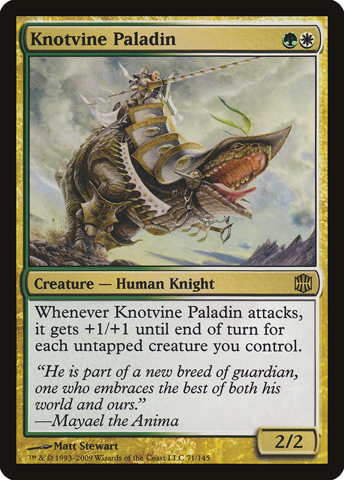 Knotvine Paladin [Alara Reborn] MTG Single Magic: The Gathering | Red Claw Gaming