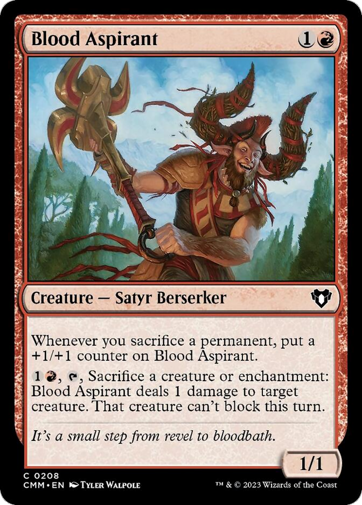 Blood Aspirant [Commander Masters] MTG Single Magic: The Gathering | Red Claw Gaming