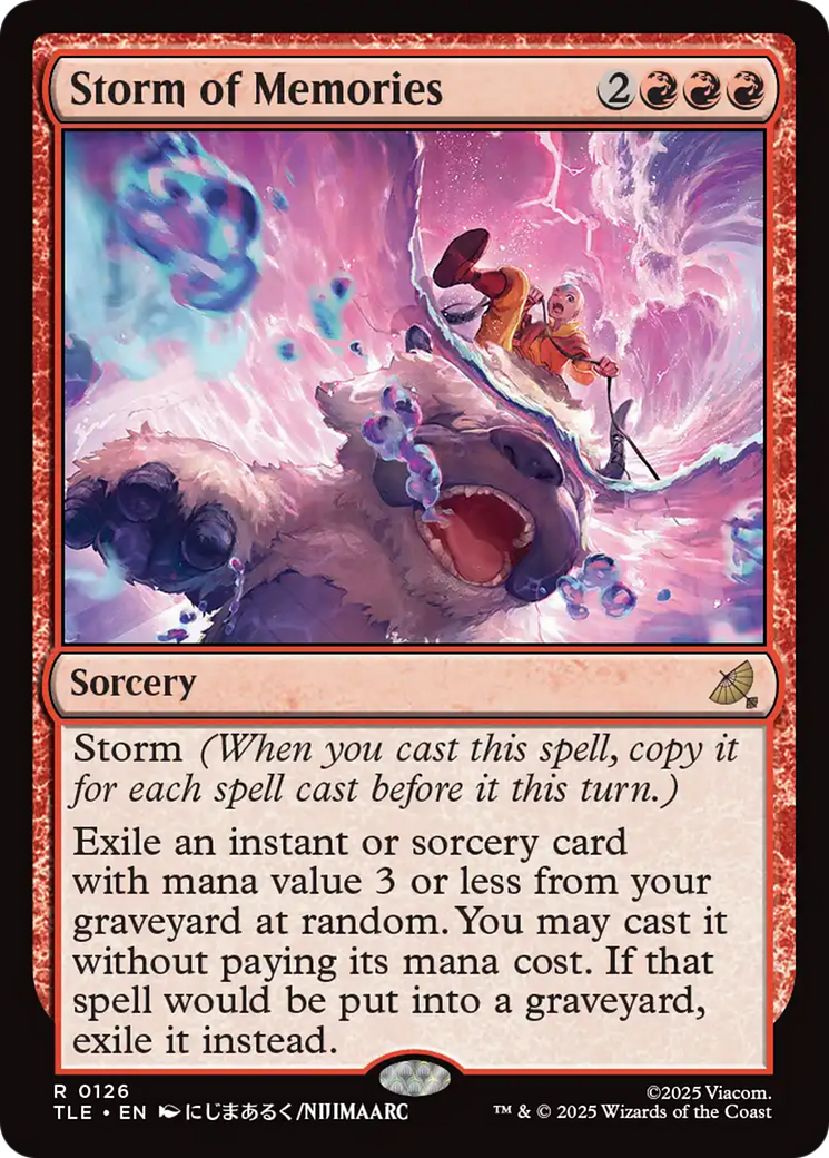Storm of Memories [Avatar: The Last Airbender: Eternal-Legal] MTG Single Magic: The Gathering | Red Claw Gaming