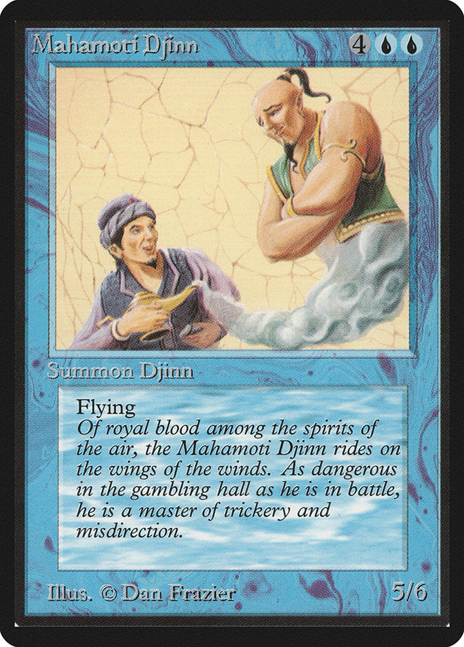 Mahamoti Djinn [Beta Edition] MTG Single Magic: The Gathering | Red Claw Gaming