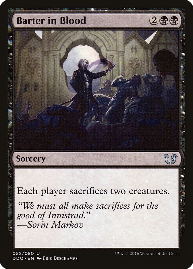 Barter in Blood [Duel Decks: Blessed vs. Cursed] MTG Single Magic: The Gathering | Red Claw Gaming