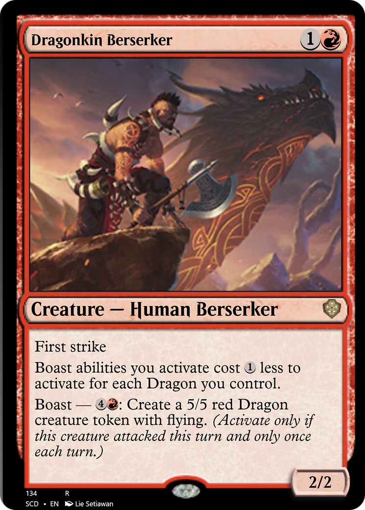 Dragonkin Berserker [Starter Commander Decks] MTG Single Magic: The Gathering | Red Claw Gaming