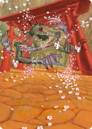 Path to Exile Art Card [Commander Masters Art Series] MTG Single Magic: The Gathering | Red Claw Gaming