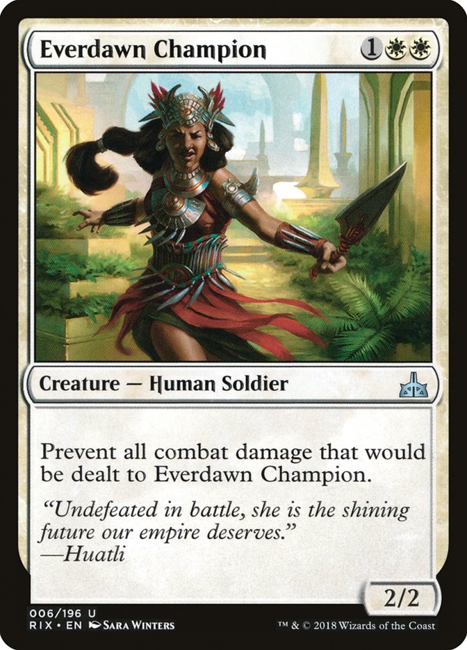 Everdawn Champion [Rivals of Ixalan] MTG Single Magic: The Gathering | Red Claw Gaming