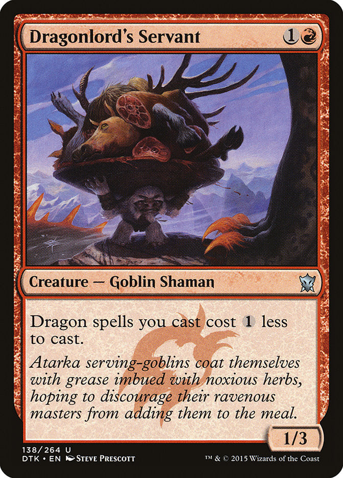 Dragonlord's Servant [Dragons of Tarkir] MTG Single Magic: The Gathering | Red Claw Gaming