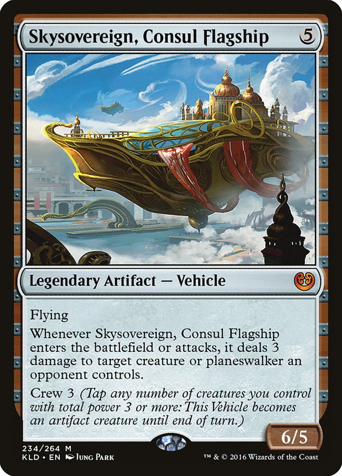 Skysovereign, Consul Flagship [Kaladesh] MTG Single Magic: The Gathering | Red Claw Gaming