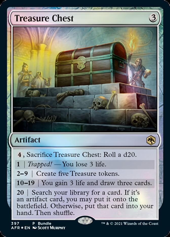 Treasure Chest (Bundle) [Dungeons & Dragons: Adventures in the Forgotten Realms] MTG Single Magic: The Gathering | Red Claw Gaming