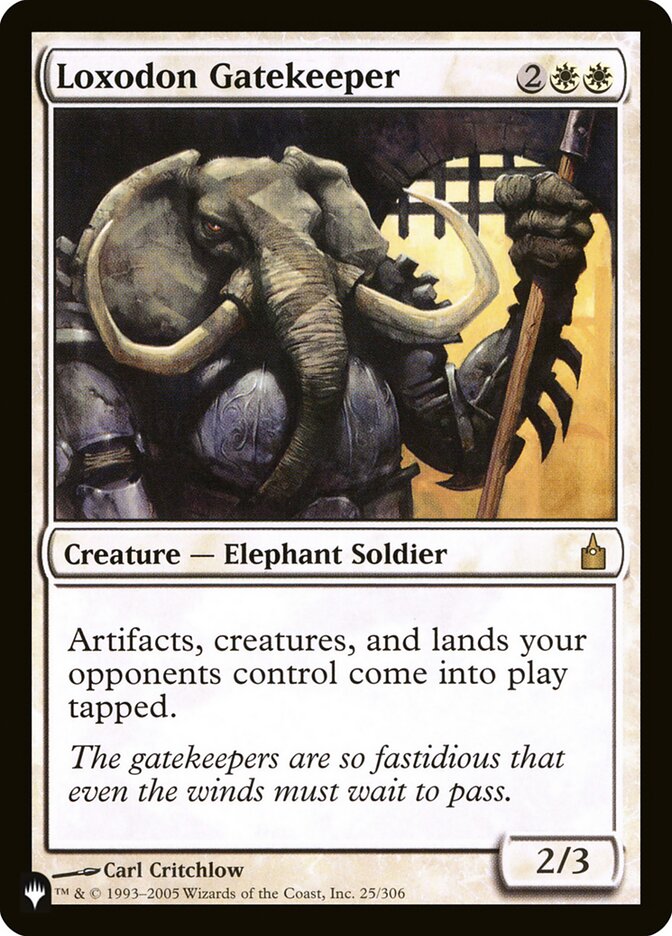 Loxodon Gatekeeper [The List] MTG Single Magic: The Gathering    | Red Claw Gaming