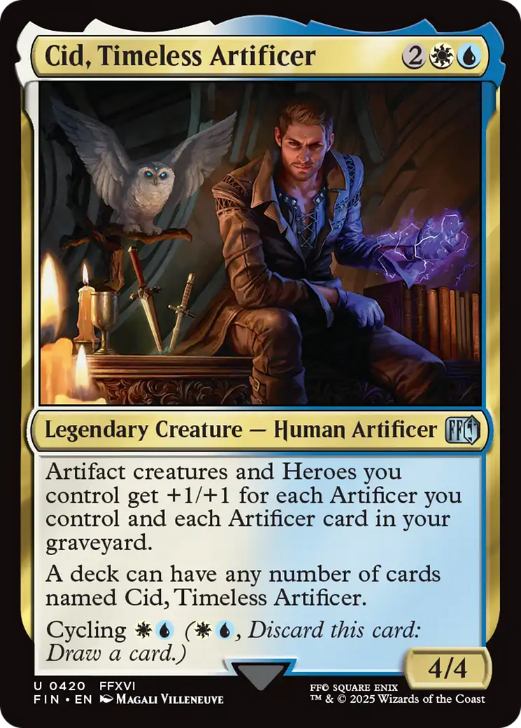 Cid, Timeless Artificer (0420) [FINAL FANTASY] MTG Single Magic: The Gathering | Red Claw Gaming