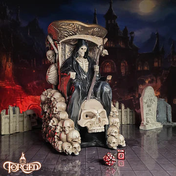 Forged Grim Throne Resin Dice Tower D&D Accessory Forged Gaming | Red Claw Gaming