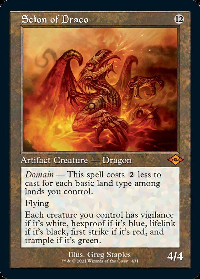 Scion of Draco (Retro) [Modern Horizons 2] MTG Single Magic: The Gathering | Red Claw Gaming