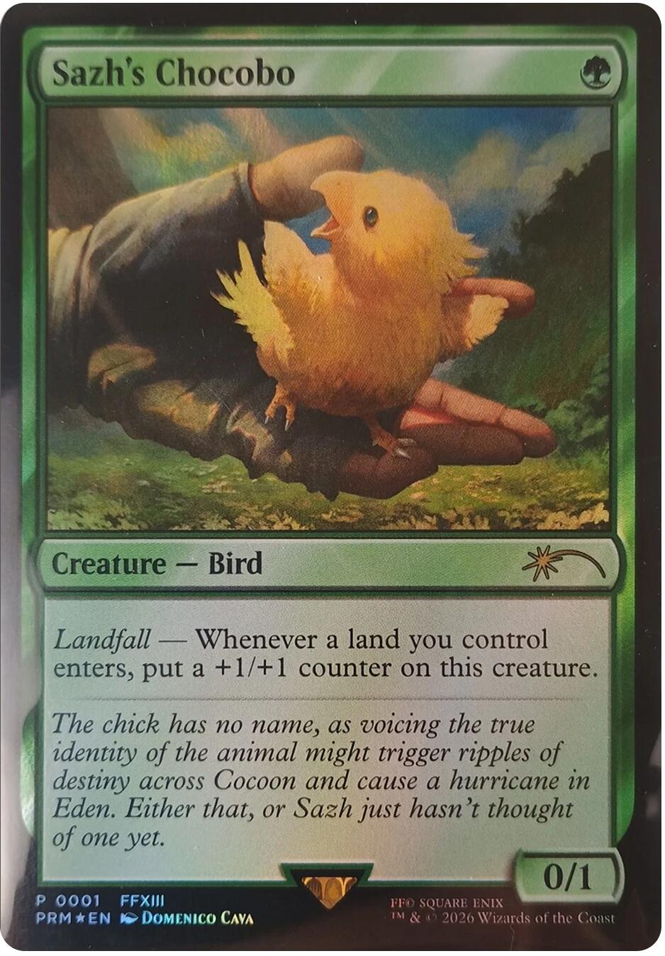 Sazh's Chocobo [FINAL FANTASY Promos] | Red Claw Gaming