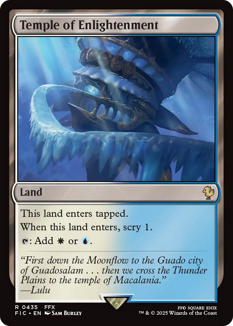 Temple of Enlightenment [FINAL FANTASY Commander] MTG Single Magic: The Gathering | Red Claw Gaming