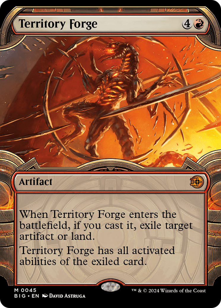 Territory Forge (Showcase) [Outlaws of Thunder Junction: The Big Score] MTG Single Magic: The Gathering    | Red Claw Gaming