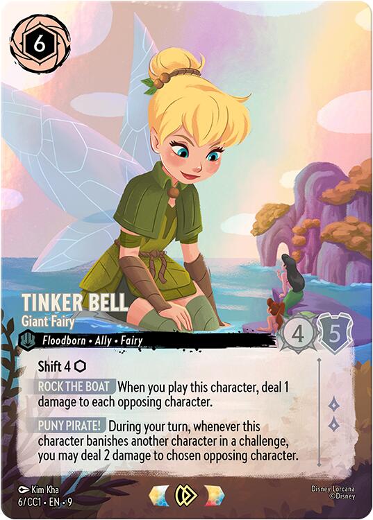 Tinker Bell - Giant Fairy (6/CC1) (6) [Promo Cards] | Red Claw Gaming