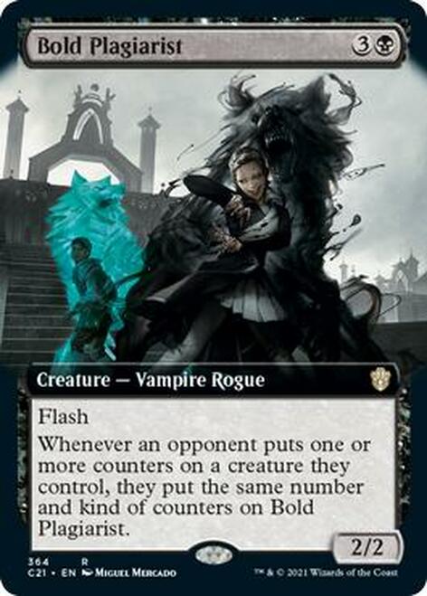 Bold Plagiarist (Extended Art) [Commander 2021] MTG Single Magic: The Gathering | Red Claw Gaming