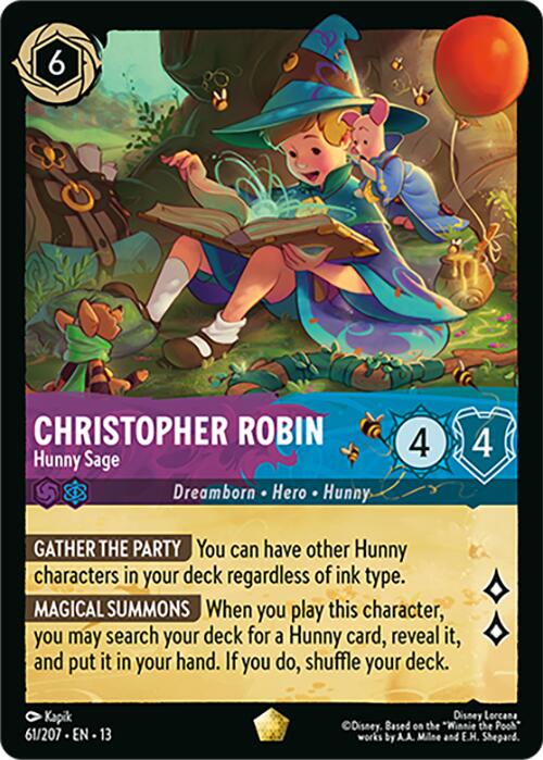 Christopher Robin - Hunny Sage (61/204) [Attack of the Vine!] | Red Claw Gaming