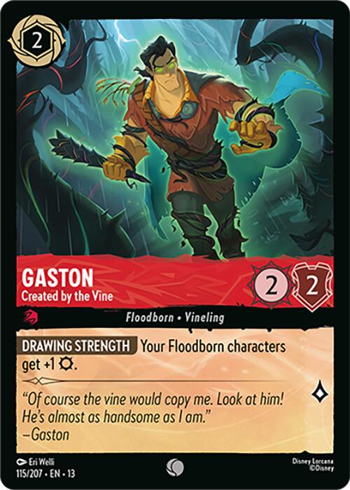 Gaston - Created by the Vine (115/204) [Attack of the Vine!] | Red Claw Gaming