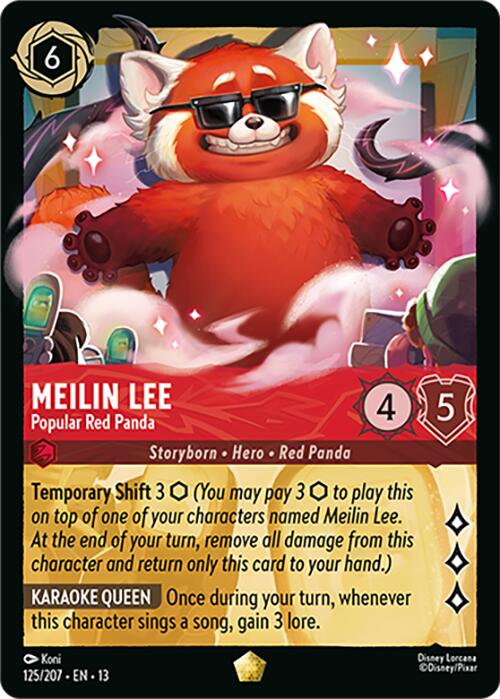 Meilin Lee - Popular Red Panda (125/207) [Attack of the Vine!] | Red Claw Gaming