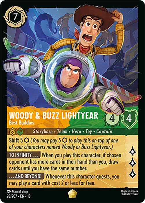 Woody & Buzz Lightyear - Best Buddies (28/204) [Attack of the Vine!] | Red Claw Gaming