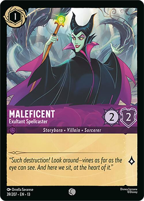 Maleficent - Exultant Spellcaster (39/204) [Attack of the Vine!] | Red Claw Gaming